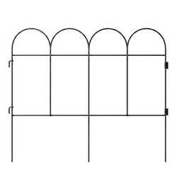 Tuinhekje Basic - Zwart - 60 x 50 cm